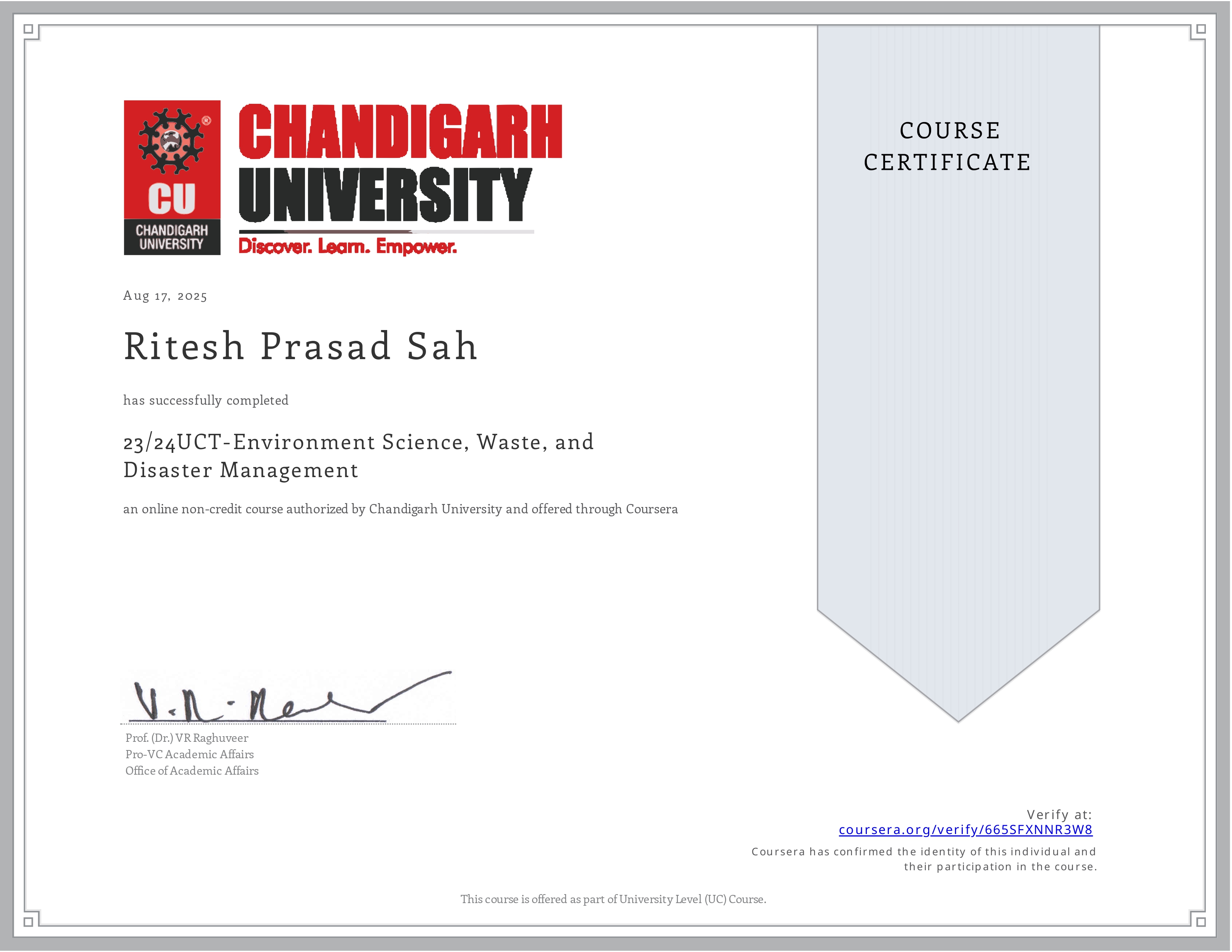 Certificate 2
